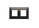 Telaio Doppio R4802M2BC Classia Legrand - Nero