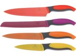 Excellent Houseware - Set Di Coltelli Wild Color Da 4 Pezzi, Acciaio Inossidabile, Multicolore
