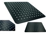 Granitan | Slim 25 Doccia A Pioggia - Nero - Ultra Slim - Inox Con Tecnologia Anticalc