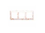 Cornice Tripla Valena Leben Legrand - Fiori Bianchi