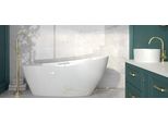 Esclusivo Freestanding Acrilico Vasca Da Bagno Doccia Bagno Di Scarico Design Bagni Nuovo