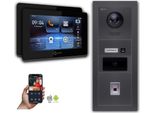 Videocitofono Ip Goliath Con Telecamera 7 Pollici Impronta Digitale Rfid Antracite : Scatola Da Incasso : 7 Pollici In Nero : 2 Monitor Numero: 2 Monitor Colore: 7 Pollici In Nero Montaggio: Scatola Da Incasso