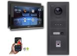 Videocitofono Ip Goliath Con Telecamera 10 Pollici Display Impronte Digitali Antracite : 10 Pollici In Nero : Scatola Da Incasso : 2 Monitor Numero: 2 Monitor Colore: 10 Pollici In Nero Montaggio: Scatola Da Incasso