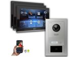 Videocitofono Ip Goliath Con Telecamera Da 10 Pollici Rfid Argento : 10 Pollici In Nero : Scatola Da Incasso : 3 Monitor Numero: 3 Monitor Colore: 10 Pollici In Nero Montaggio: Scatola Da Incasso