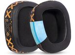 Inf Cuscinetti Auricolari Di Ricambio Per Cuffie Logitech G633 G933 - Pelle Proteica Nera