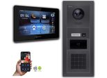Videocitofono Ip Goliath Con Telecamera 7 Pollici Codice Numerico Rfid Antracite : Scatola Da Incasso : 7 Pollici In Nero : 1 Monitor Quantità: 1 Monitor Colore: 7 Pollici In Nero Montaggio: Scatola Da Incasso
