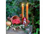 Rami Di Fiori Secchi Strictum, Decorazione Naturale 6-9 Teste, 25 Pezzi, Decorazione In Legno Protetto Per L'elaborazione Di Lutti E Tombe In Stile