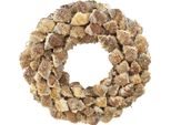 Ghirlanda Di Conchiglie Da Parete Ø35Cm Conchiglie Naturali Marittime Ghirlanda Da Porta Appesa Decorazione In Fibra Di Cocco Fatta A Mano
