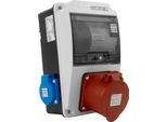 Quadro Di Distribuzione A Parete XS-S 32A 2X230V IP44 Quadro Di Distribuzione Di Potenza Completamente Cablato Doktorvolt DV-5077-F