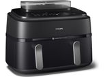 Philips Serie 5000 NA551/00 Friggitrice Doppia 9 L Stand-Alone 2750 W Friggitrice Ad Aria Calda Argento