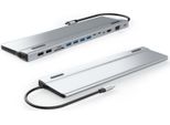 Inf Adattatore Multiporta Hub USB-C 14 In 1 Con Hdmi, Vga, Ethernet, Lettore Di Schede Sd/Tf