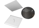 Granitan | Soffione Doccia Quadrato - 30X30 Cm - Cromo - Design Elegante - Sistema Anticalcare
