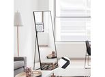 Unboxg 150 X 40 Cm Specchio A Figura Intera, Specchio 3 In 1 Da Appoggio E Da Parete, Specchio Per Vestirsi, Specchio Per Guardaroba Per Camera Da Letto, Soggiorno E Ingresso Nero
