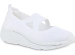Van Hill Scarpe Sportive Da Donna Slip On Scarpe Sportive Con Suola Profilata 841667, Colore: Bianco, Taglia: 38