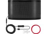 Insegna Led Programmabile Succebuy 38 X 10 Cm, Pannello Scorrevole P5 A Colori, Display Fai-Da-Te Per Animazioni Di Testo Personalizzate, Controllo App Bluetooth Per La Pubblicità In Negozio