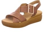 Gabor 64.572 Sandalo Da Donna - Sandali Con Cinturino Marrone Elegante Nuovo