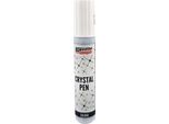Pentart Crystal Pen Pasta Di Cristallo In Penna Craft Glitter Argento100 Ml