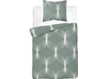 Detexpol Biancheria Da Letto In Cotone 140X200 Verde Bianco Geometrico 5253 B Cotone 48