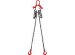 Succebuy Imbracatura A Catena, 3/8 Di Pollice X 6 Piedi, Con Gancio, Sollevatori A Catena Per Motori G80, 11000 Lbs/5 Tonnellate, Per Sollevatori A Motore, Con Ganci Di Presa E Regolatori A 2 Gambe