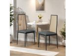 Sedie Per Sala Da Pranzo Set Di 2 Sedie Imbottite In Velluto Nero Sedia Per Sala Da Pranzo Set Di 2 Sedie Per Cucina Sedia Per Soggiorno Con Schienale Gambe In Metallo Per Sala Da Pranzo Soggiorno