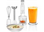 Set Portatile Di Frullatori A Immersione Forte Bianco Mpm MBL-43
