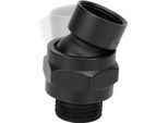 Inf Adattatore Universale Orientabile Per Soffione Doccia Nero