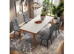 Unboxg Set Di 4 Sedie Da Pranzo Con Schienale, Sedia Da Cucina Con Rivestimento In Velluto, Sedia In Metallo Imbottita, Sedia Ergonomica Per Tavolo Da Pranzo, Sala Da Pranzo Cucina Soggiorno, Grigio