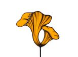 Spina Per Pianta Di Galletto Avalglass In Vetro Colorato, 10 Cm, Fatta A Mano, Bastoncino Di Fungo Giallo Per La Decorazione Di Vasi Da Fiori