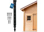 Kotarbau® Cerniere 400 Mm Cerniere In Acciaio Verniciato A Polvere Cerniere Per Porte Nere Cerniere Per Cancelli Da Giardino Pieghevoli Cerniere Per Persiane Cerniere Per Porte Cerniere Per Cancelli Da Giardino Cerniere A Croce Cerniere Per Cancelli