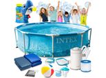 Piscina Con Telaio 305X76 Cm 16In1 Intex 28208 + Soffiatore Di Bolle Gratis