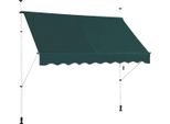 Tenda Da Sole A Morsetto Costway Larga 250 Cm, Tenda Da Sole Per Balcone Senza Foratura, Idrorepellente, Tenda Da Sole Con Manovella, Tenda Da Sole, Protezione Solare Per Balcone Verde