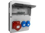 Quadro Di Distribuzione Dell'energia Elettrica Del Sito Quadro Di Distribuzione A Parete 1X16A 2X230V Protezione Siemens Completa