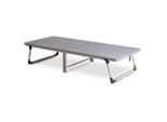Letto Pieghevole Per Ospiti "Verity"" In Grigio - 80 X 190 X 80 Cm"