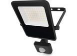 Emos Faretto Led Nero Con Sensore Di Movimento 30W 150Lm/W ZS2933
