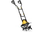 Motozappa Elettrica Costway 1200W, Larghezza Di Lavoro 36Cm, Profondità Di Lavoro 22Cm, 380 Giri/Min, Fresa Da Giardino Pieghevole Con Interruttore Di Sicurezza E Manico 36,5X24X138Cm