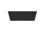 Joho Soffione Doccia A Pioggia 12 Pollici/30 Cm, Docce Fisse In Acciaio Inox 304 Soffione Per Doccia Con Ugelli Anticalcare, Quadrato 30 X 30 Cm Nero
