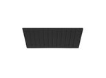 Joho Soffione Doccia A Pioggia 10 Pollici, Docce Fisse In Acciaio Inox 304 Soffione Per Doccia Con Ugelli Anticalcare, Quadrato 25X 25 Cm, Nero