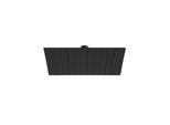 Joho Soffione Doccia In Acciaio Inossidabile Soffione Doccia A Pioggia Quadrato Da 8 Pollici Soffione Doccia Quadrato Da Incasso Con Ugelli Anticalcare 20X20Cm Nero