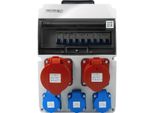 Distributore Di Corrente Da Cantiere 16A 32A Cee 3X230V Con Maniglia Interruttore Ls Doktorvolt DV-8119-F