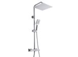 Joho Doccia Con Miscelatore Acciaio Inox Fori Muro Regolabili Colonna Doccia Idromassaggio Colonna Doccia Termostatica Doccia Soffione Colonna 30X30Cm