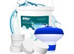 Sillar: 5Kg 200G Pastiglie Di Cloro + Galleggiante In Pastiglie