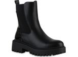 Van Hill Stivaletti Classici Leggermente Foderati Da Donna Scarpe Con Suola Profilata 841833, Colore: Nero, Taglia: 37