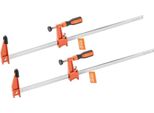 2 X Morsetti F Per La Lavorazione Del Legno In Ghisa 60,96 Cm - Morsetti A Barra Bloccabile Per La Lavorazione Del Legno