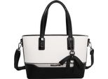 Gallantry, Borsa Shopper Da Donna Con Motivo Grafico E Fiocco, Bianca