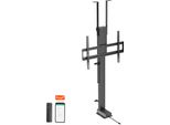 Easylife - Sollevatore Tv / Supporto Da Pavimento Per Tv Motorizzato Con Funzione Smart Home - Estensibile E Abbassabile Elettricamente, Da 43 A 88 Pollici, Vesa Fino A 600X400 (Nero)