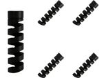 Inf Protezione Spirale Cavo Dati Anti-Piegatura, Salva Cavo Silicone, 5 Pezzi Nero