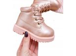 Bambini Inverno Neve Stivali Stivali Invernali Ragazzi Ragazze Inverno Scarpe Rosa Dimensioni 21