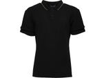 9171X Polo Uomo Daniele Alessandrini Homme Black Polo T-Shirt Cotone Man