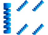 Inf Protezione Spirale Cavo Dati Anti-Piegatura, Salva Cavo Silicone, 5 Pezzi Blu