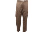 0341AH Pantalone Cargo Uomo Eleventy Brown Cotone/Linen Pant Man